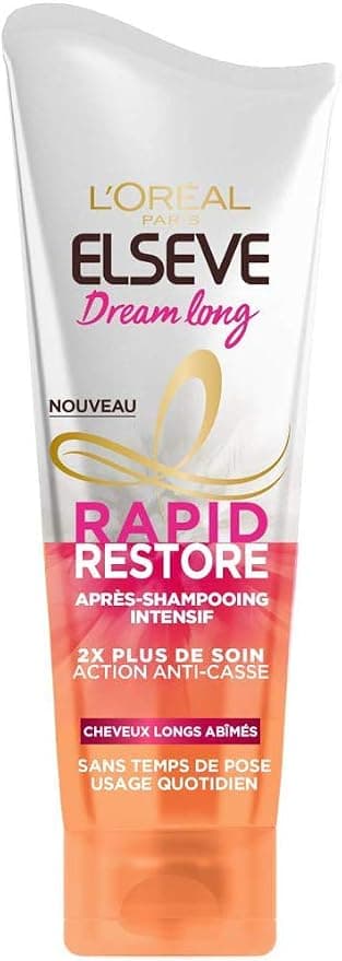L'Oréal Paris Elsève Rapid Restore Dream Long Intensif/Action Anti-Break Conditioner, 180 ml, 1 Count - Image 1