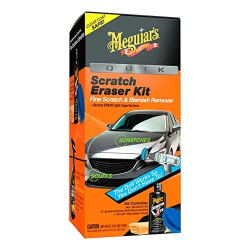 Meguiar's G190200EU Kit Efface-Rayures Rapide - Élimination Facile des Éraflures sur Carrosserie - Contient Tampon Mousse, ScratchX 2.0 et Serviette Microfibre pour Finition Brillante - Image 3