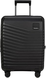 Intuo Spinner S, Erweiterbar Handgepäck, 55 cm, 39/45 L, Schwarz (Black), Black (Black), Hand Luggage