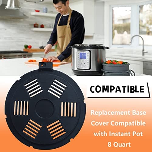 TEYOUYI Replacement Base Lid Compatible with Instant Pot 8 Liter Replacement Part for Instant Pot Accessories for Instant Pot Black - Image 5