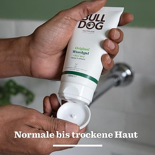 BULLDOG Soin de la peau pour hommes | Gel lavant original | Nettoyant visage hydratant et apaisant | 150 ml - Image 7