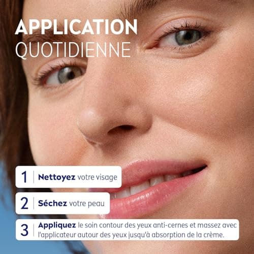 NIVEA Luminous 630 - Soin Contour Des Yeux - Anti-Cernes & Poches - Eclat De La Peau - Yeux Reposés, Lumineux & Visiblement Plus Jeunes - Acide Hyaluronique & Caféine - Tous Types de Peaux - 15 ml - Image 6