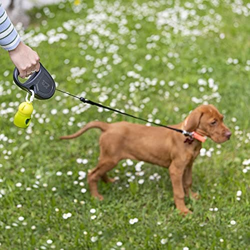 Ferplast Flippy One Retractable Dog Lead, Lead for Medium Dogs up to 20 kg, Max 5 m Extendable Cord, Single Button to Lock and Unlock, Light Blue - Image 5