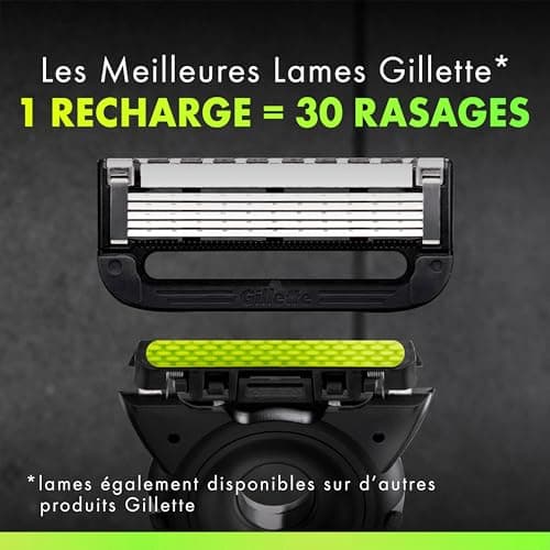 Gillette Labs Men's Razor With Exfoliating Bar, Reusable Handle, With 5 Refill Cartridges GilletteLabs Has 5 Best Brand Blades, Comfortable Face Shaving, Magnetic Base - Image 8