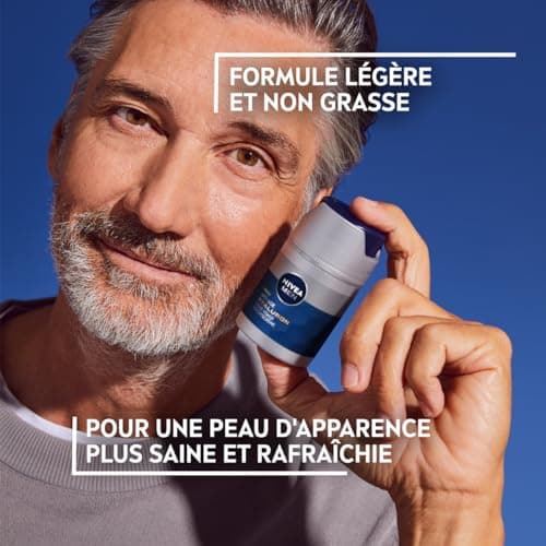 NIVEA MEN Crème de Jour DNAge (1 x 50 ml), Crème visage anti-âge avec Acide Hyaluronique et Créatine, Soin homme hydratant à la protection solaire FPS 15 - Image 5
