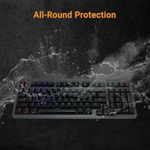 ASUS TUF Gaming K3 Gen II Compact 97 Key Gaming Keyboard, RGB Opto-Mechanical Switches, Silicone Seal, Shock Absorbing Foam, IP57 Waterproof, Removable Top Plate and Aura Sync, AZERTY - Image 4