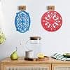 Le Creuset Round Cast Iron Trivet for Hot Dishes and Pots Countertop Regular Blue - Image 3