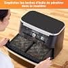 Air Fryer Ninja 10 4L AF500EU Anti Splash Grid Reusable Silicone Protector Air Fryer Accessories for Hot Air Fryer, Effective Protection of Heating Spiral - Image 5