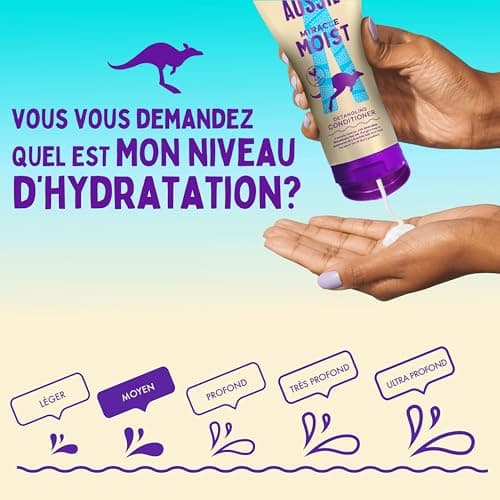 Aussie Miracle Moist Detangling Conditioner 1000ml, Moisturizing Formula to Revitalize and Restore Dry and Fragile Hair, Vegan - Image 6