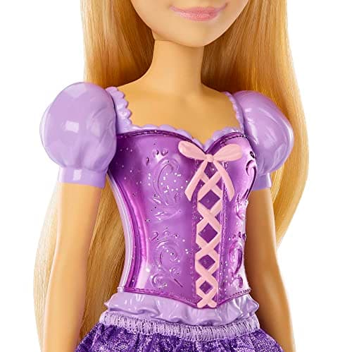 Mattel Disney Princesses Rapunzel, Articulated Princess Doll, Includes Sparkling Movie Outfit, Tiara Crown and Doll Accessories, Toy for 3 Years Old and Above, HLW10 HLW03 - Image 5