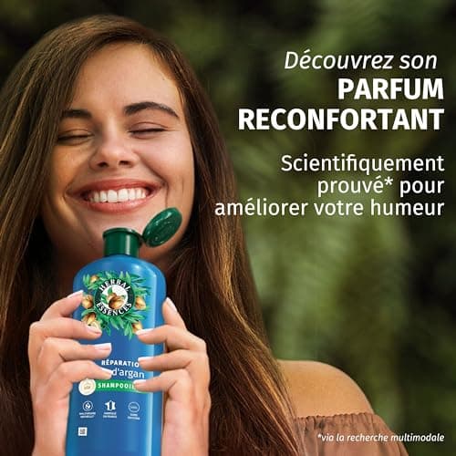 Herbal Essences Réparation Après-Shampoing Huile d'Argan 200ml Cheveux Abîmés. Nutrition Intense pour Cheveux Doux et Lisses. Ingrédients d'Origine Naturelle*, Végan et non Testé sur les Animaux - Image 5