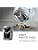HANKN 2 Pieces Hard Case for Apple Watch Series 6 5 4 SE 44mm Tempered Glass Screen Protector Shockproof iWatch Case - 44mm Transparent - Image 7