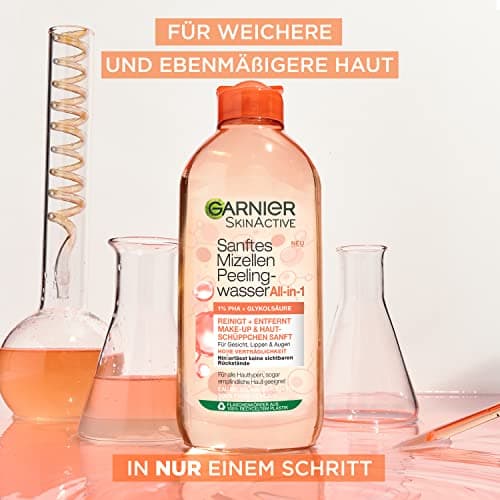Garnier SkinActive Gentle Exfoliating Water 400 ml - Removes Makeups and Dead Skin - Image 3