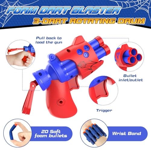 Nerf Target with Gun for Children, Electronic Shooting Target Game with Sound Effect, 20 Darts Gun Toy Boy Girl 3 4 5 6 7 8 9 Years Outdoor Games Garden Gifts Christmas Birthday Easter - Image 4