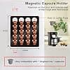 Nespresso Coffee Capsule Holder Compatible with 20 Capsules Capsule Holder Storage Capsule Nespresso Original Capsules Black - Image 5