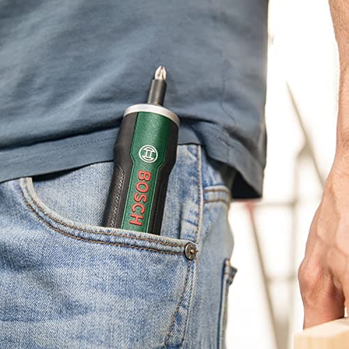 Bosch Home and Garden Bosch Cordless Screwdriver PushDrive Starter Kit (3.6V, 1.5Ah; 5.0Nm, 10 Screwdriver Bits; with Micro USB Charger Cable; Comes in a Box) - Image 8