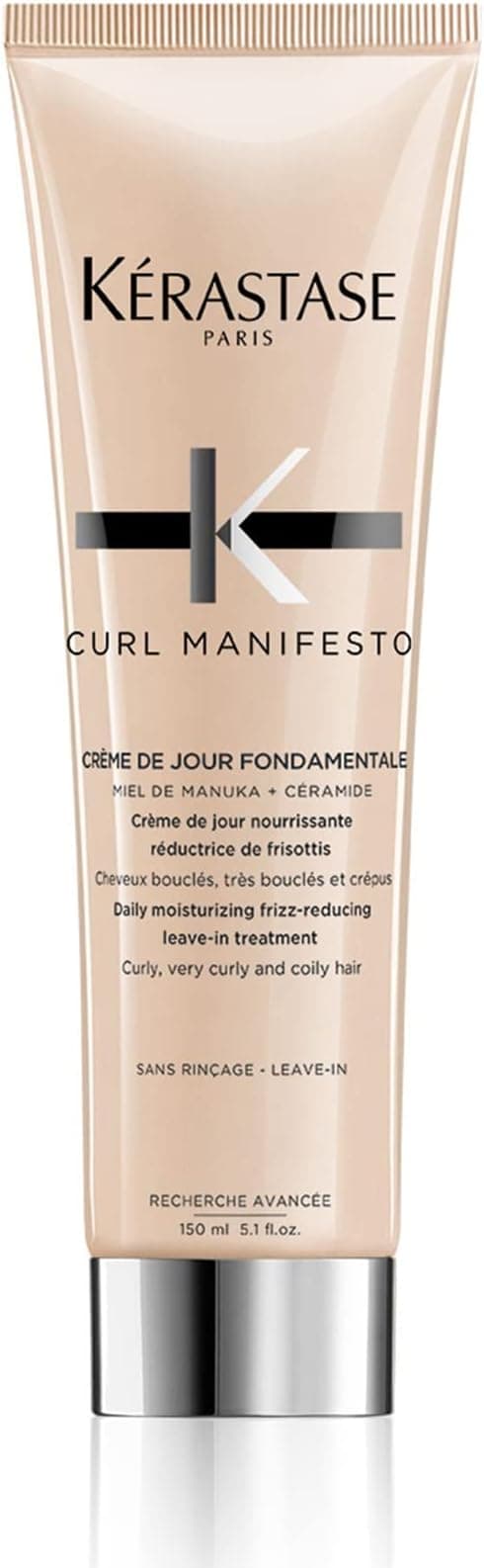 KÉRASTASE Curl Manifesto - Fundamental Day Cream - Anti-Frizz Hair Care - Nourishes & Defines - Manuka Honey & Ceramides - Curly Hair - Curly & Kinky - 150 ml - Image 1