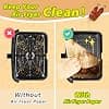225PCS Papier Cuisson Air Fryer Liners Pour Ninja Foodi Flex 10,4L AF500EU, Papier Friteuse Jetable Air Fryer Accessories Plat Pour Ninja Flex AF500EUCP/Cosori Air Fryer 10L Twinfry/Cecotec 9L - Image 4