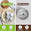 Foli 120 Pcs 62mm Aluminum Capsule Lids Reusable Capsule Lids Coffee Leaf Seal Compatible with Nespresso Vertuo Capsules - Image 7