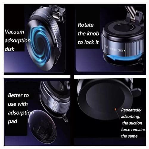 Car Mobile Phone Holder for Magsafe, 360° Rotation Magnetic Car Phone Holder, Car Accessories Compatible with iPhone 16/15/14/13/12 and All - Image 8