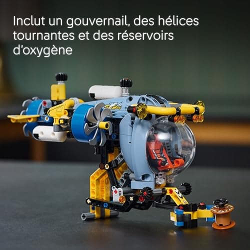 LEGO Technic Le sous Marin de Recherche en Haute mer - Jouet de Construction pour garçon et Fille dès 9 Ans avec Cockpit et hélices - Jeu créatif et Cadeau pour Enfants passionnés de Science 42201 - Image 5