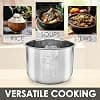 Linkidea Stainless Steel Inner Bowl for Rice Cooker, Compatible with Instant Pot Duo 7-in-1, Dishwasher Safe, Replacement Bowl Without Coating - Image 5