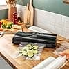 VT254070 Tefal Vacupack Classic Vacuum Sealer Preserves Food Freshness Easy Use Easy Storage Starter Kit 18 Bags Included - Image 4