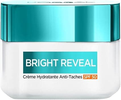 L'Oréal Paris - Anti-Spot Moisturizing Cream - SPF50 - Enriched with Niacinamide - Smoothes & Reduces Stains - For All Skin Types - Bright Reveal - 50 ml
