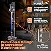 PureMounts Vacuum Cleaner Floor Stand for Dyson V6 Pro, V7, V8, Cyclone, V10 Total Clean, Torque Drive, V11 Animal, V12 Slim, V15 Detect Absolute Vacuum Cleaner, White - Image 3