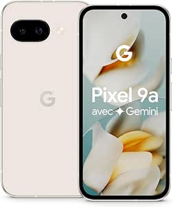 Google Pixel 9a - Unlocked Android Smartphone with AI Camera, Long Life Battery and Security Rugged - Porcelain, 128GB