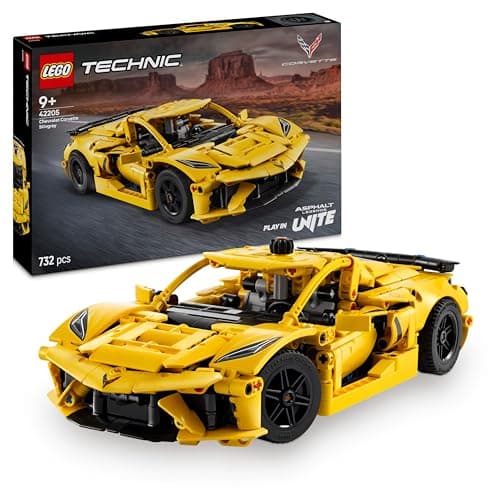 LEGO Technic Chevrolet Corvette Stingray - Set de Jeu - Modèle de Voiture de Sport - Cadeau pour Les garçons et Les Filles de 9 Ans et Plus 42205 - Image 3