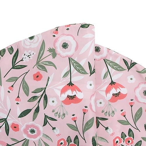 Chicco Boppy Ergonomic Cushion for Breastfeeding or Feeding Bottle with Pink and White Flowers Design - Image 7