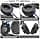 1 Pair Ear Pads for JBL Tune 700(700BT)/710(710BT)/720(720BT)/750(750BT,750BTNC), 760(760NC) Headphones with Helmets (Black) - Image 5
