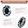 WC PadZ - Wicked Cushions Ultimate Ear Pads - Compatible with Audio Technica, HyperX, SteelSeries Arctis - Extra Thick - Wider Opening - Soft Memory Foam | 90s Black - Image 6