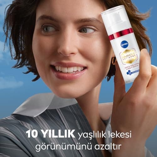 NIVEA Luminous 630 Sérum anti-taches et anti-âge (30 ml), sérum anti-rides pour le visage réduit les taches de vieillesse et les taches sombres, sérum raffermissant et hydratant pour réduire les rides - Image 8