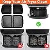 Air Fryer Mould, 3 Pcs Flat Air Fryer Accessory for Ninja Air Fryer 10.4L AF500EU, Reusable Silicone Air Fryer Mould for Ninja Air Fryer 10.4L (3 pcs) - Image 7