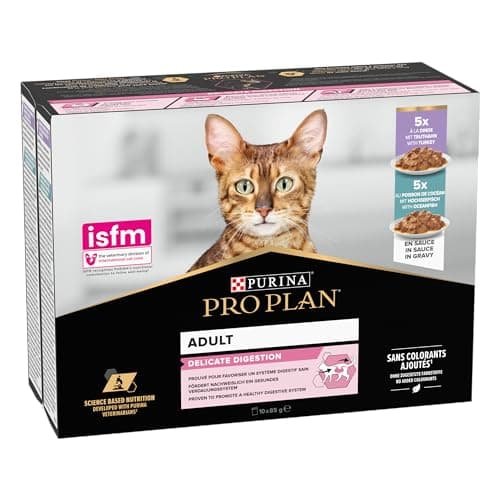 Pro Plan Adult Delicate Digestion Turkey Fish Sauce 10x85g - Image 5