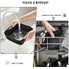 Air Fryer Silicone Mould for Ninja AF140EU 4.7L Pro Deep Fryer, 5 Pieces Reusable Square Fryer Mould for Ninja AF180EU 6.2L Silicone Liners for Foodi Max 2 Compartments - Image 6
