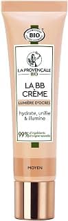 La Provençale Bio - La BB Crème Lumière d'Ocres Certifiée Bio - Crème Teintée Hydratante - Huile d'Olive Bio AOP Provence - Pour Tous Types de Peaux - Teinte : Moyen - 30 ml