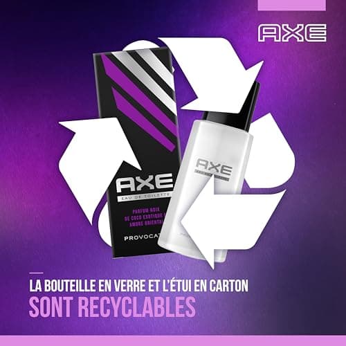 AXE - Eau de toilette Provocation - Efficacité et fraîcheur 24h - Parfum séduisant aux notes exotiques de noix de coco et d'ambre orientale - 100ml - Image 8