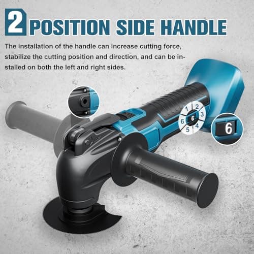 Multi-Tool Oscillating Cordless Oscillating Saw for Makita 18V Battery (No Battery), Multitool with 6 Adjustable Speed, Multifunctional Saw for Removing, Scraping, Cutting - Image 7