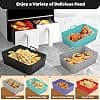 Accessory for Air Fryer Silicone Mould 2 Packs Compatible with Ninja Foodi AF400EU, AF300EU 9.5L, Instant Pot Ultenic MasterPRO Dual - Image 6