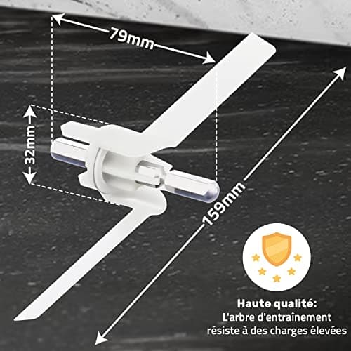 Replacement Blade Holder for Kitchen Processor 10004361 for Bosch MUM4 MUM MUZ MUMX Cutting Disc Drive Shaft with Turbine Monteral - Image 3