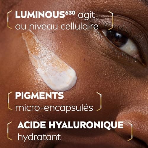 NIVEA Luminous 630 CC Fluide anti-taches FPS30 Teinte Foncée (1 x 40 ml), CC Crème teint unifié, Fond de teint couvrant imperfections, Soin visage teinté anti-âge correcteur réducteur de taches - Image 4