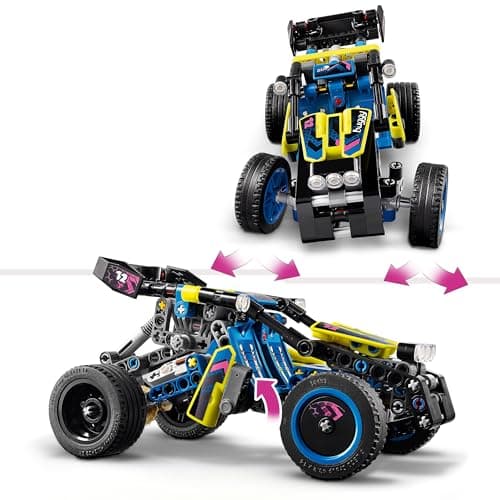 LEGO Technic 42164 All-Terrain Racing Buggy, Rally Vehicle, Racing Car Construction Toy, Gift for Boys and Girls from 8 Years Old - Image 4