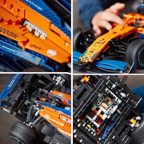 LEGO Technic La Voiture De Course McLaren Formula 1 2022 pour Adultes avec 1434 Pièces Modèle Réduit de Voiture de F1, Kit de Construction Idée Cadeau pour Hommes, Femmes, Décoration intérieure 42141 - Image 6