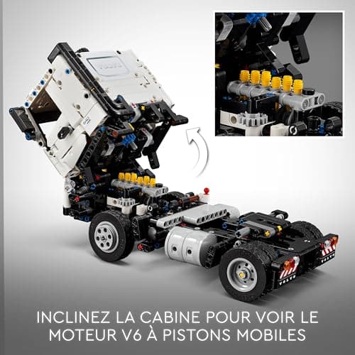 LEGO Technic Volvo FMX Truck & EC230 Electric Excavator Toy for 10 Plus Year Old Boys & Girls, Vehicle Building Set for Kids Who Love Heavy-Duty Construction Models, Birthday Gift Idea, 42175 - Image 5