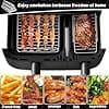Accessories Air Fryer Moulinex Dual Easy Fry XXL 11L, Silicone Mould for Moulinex Double Air Fryer EZ942BF0 EZ9428F0, Baking Paper, Air Fryer Grill, Kitchen Oil Spray, Muffin Mould, etc. - Image 6