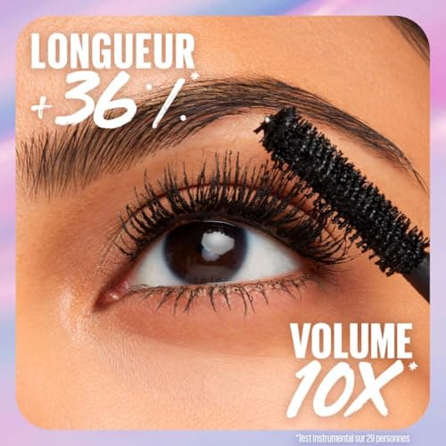 Maybelline New-York - Mascara Effet Extension de Cils - Longueur & Volume - Tenue 24H - The Falsies Surreal - Noir - 10 ml - Image 5