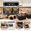 Air Fryer Accessories for Air Fryer Moulinex XXL 11L, Moulds Silicone Air Fryer Moulinex with Air Fryer Grill, Toast Grill, Cake Mould for Moulinex EZ942B - Image 7